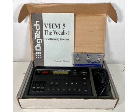Digitech VHM-5 Vocalist with Box.No power supply present.(E) Untested. We have no information about the functional status of 