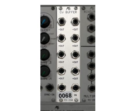Analogue Systems RS-230 CV Buffer.Maintains consistent control voltage levels.Prevents signal degradation.Ideal for long patc