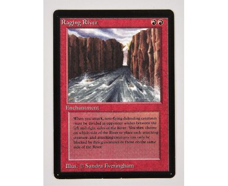 Magic The Gathering TCG - Raging River Beta (1993).This lot contains one copy of Raging River from Beta. Provenance: property
