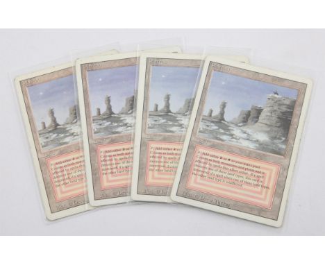 Magic The Gathering TCG Plateau x 4 Revised (1994). This lot contains a playset of Plateau. Provenance: property of a Magic T