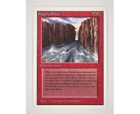 Magic The Gathering TCG - Raging River Unlimited (1993).This lot contains one copy of Raging River from Unlimited. Provenance