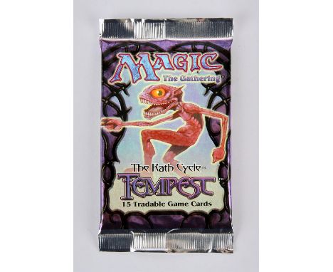 Magic The Gathering - Sealed Tempest Booster Pack. This lot features a sealed Tempest Booster pack!Provenance: property of a 