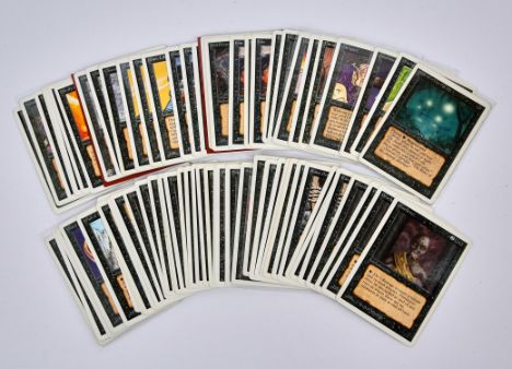 Magic The Gathering TCG - Unlimited Black Collection (1993). This lot contains over 70 Black cards from the Unlimited expansi
