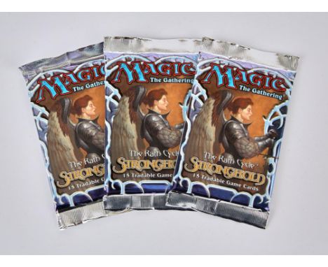 Magic The Gathering - 3 Sealed Stronghold Booster Packs. This lot features three sealed Stronghold Booster packs! Provenance: