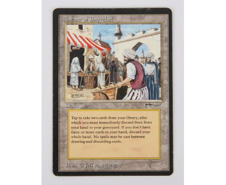 Magic The Gathering TCG Bazaar of Baghdad - Arabian Nights (1993). Provenance: property of a Magic The Gathering trading card
