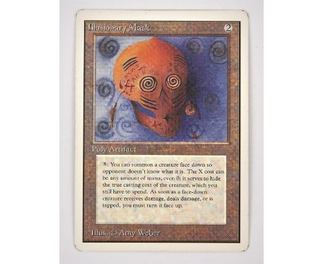 Magic The Gathering TCG - Illusionary Mask Unlimited (1993).This lot contains one copy of Illusionary Mask from Unlimited. Pr