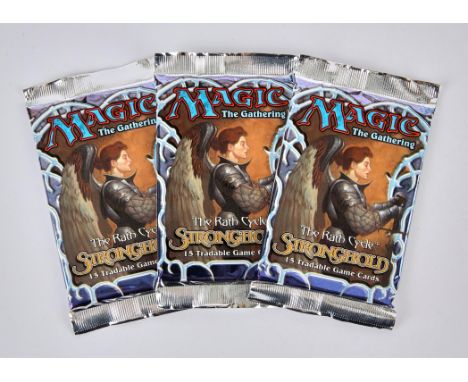 Magic The Gathering - 3 Sealed Stronghold Booster Packs. This lot features three sealed Stronghold Booster packs! Provenance: