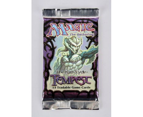 Magic The Gathering - Sealed Tempest Booster Pack. This lot features a sealed Tempest Booster pack!Provenance: property of a 
