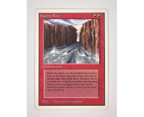 Magic The Gathering TCG - Raging River Unlimited (1993).This lot contains one copy of Raging River from Unlimited. Provenance