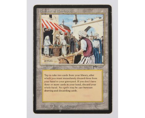 Magic The Gathering TCG Bazaar of Baghdad - Arabian Nights (1993). Provenance: property of a Magic The Gathering trading card