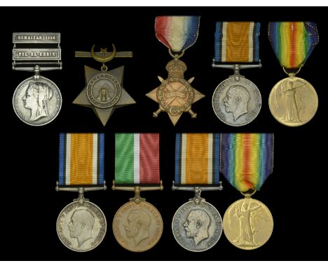 Family Group:  Pair: Veterinary Surgeon First Class Major M. F. M. Case, attached Royal Artillery, who was the Senior Veterin