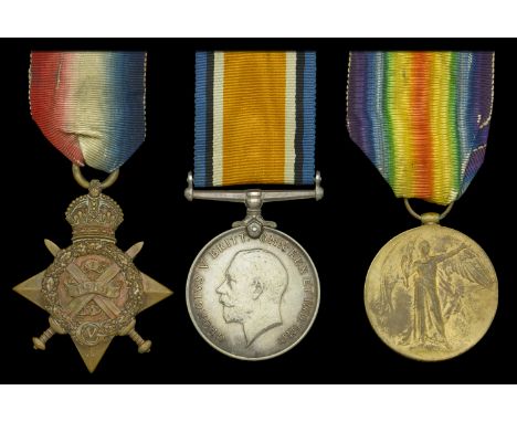 Three: Acting Lance Sergeant F. Damon, Liverpool Regiment  1914 Star (8586 Pte. F. Damon. 1/L’pool: R.); British War and Vict