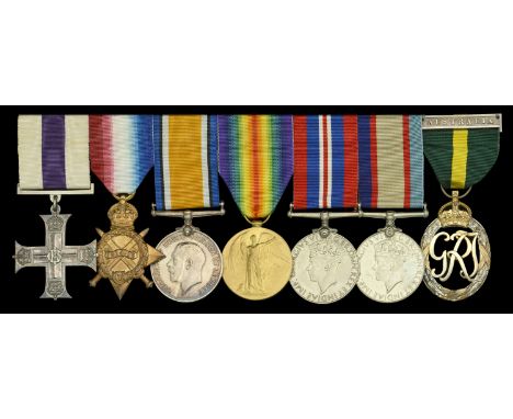 A Great War 1918 ‘Ploegsteert’ M.C. group of seven awarded to Major G. Morton, North Staffordshire Regiment and Machine Gun C