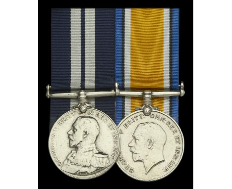 A Great War ‘1919, Dvina Offensive’ D.S.M. pair awarded to Petty Officer Telegraphist F. S. Stuckey, Royal Navy  Distinguishe