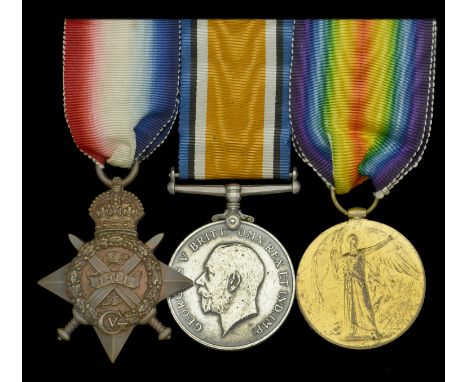Three: Driver W. Hackman, Royal Horse Artillery, late Royal Field Artillery and Middlesex Regiment  1914 Star (6417 Dvr: W. H