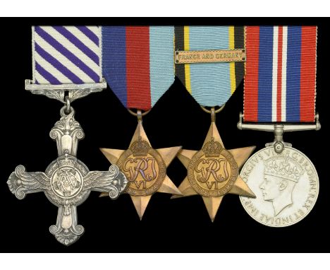 A Second War ‘1945’ D.F.C. group of four awarded to Stirling and Lancaster wireless operator, Warrant Officer, later Flying O