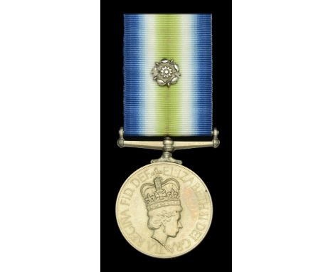 South Atlantic 1982, with rosette (LAMAA K J Holt D065157G HMS Glamorgan) good very fine  £600-£800  ---  H.M.S. Glamorgan, a