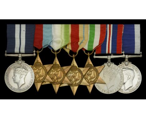 A Second War 1942 Malta ‘Immediate’ D.S.M. group of seven awarded to Stoker Petty Officer A. A. Gill, Royal Navy, for his gal