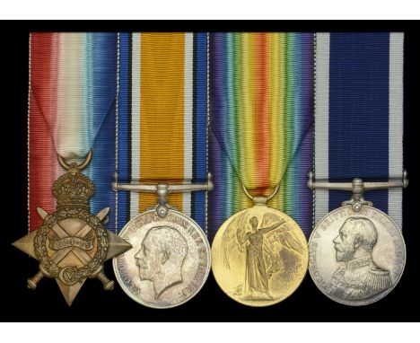 Four: Warrant Engineer T. S. Hopkins, Royal Canadian Navy, late Royal Navy  1914-15 Star (T. S. Hopkins. C.E.R:A.1. H.M.C.S. 