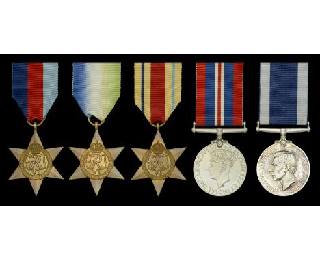 Five: Chief Engine Room Artificer W. J. P. Thompson, Royal Navy, who served in H.M.S. Glasgow when she evacuated the King of 