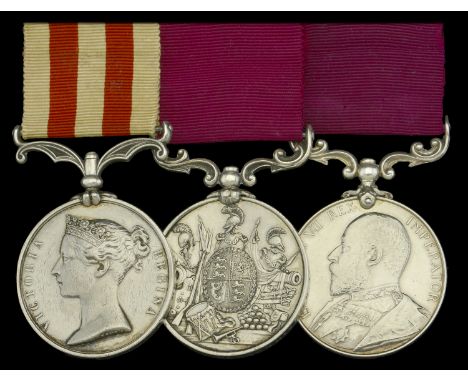 Three: Warrant Officer 1st Class J. Norman, Royal Horse Artillery   Indian Mutiny 1857-59, no clasp (Bombr. Jesse Norman, Rl.