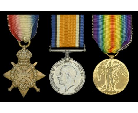 Three: Private C. Pearce, Gloucestershire Regiment and Machine Gun Corps  1914 Star (3058 Pte. C. Pearce. 1/Glouc: R.); Briti
