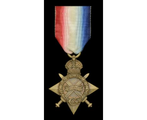 A poignant 1914-15 Star awarded to Lieutenant J. Le Roy Mavety, Canadian Militia, later Royal Army Medical Corps, who died fr