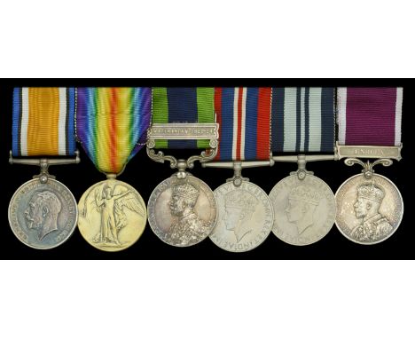 Six: Lieutenant-Colonel C. L. D. Hazells, Indian Army Ordnance Corps, late Dorset Regiment  British War and Victory Medals (2