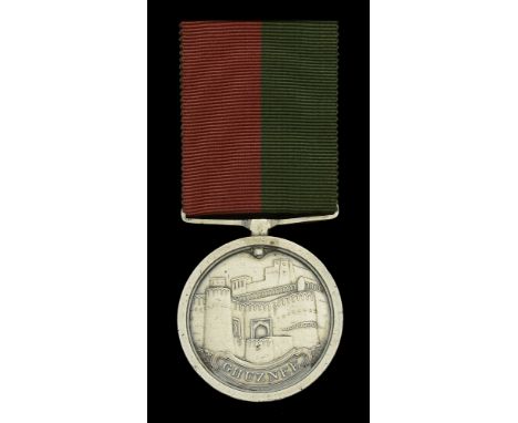 Ghuznee 1839 (Qr. Mr. Serjt. Jn. Terry. 4th. Troop Boy. H.B.) naming engraved on edge, original suspension but ‘hinge’ now fi