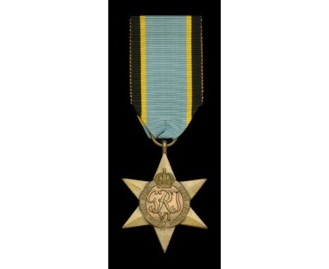 Air Crew Europe Star, unnamed as issued, some light staining to reverse, good very fine £180-£220