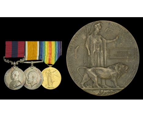 A Great War ‘Western Front’ D.C.M. group of three awarded to Sergeant E. T. Bird, 2/6th Battalion, Royal Warwickshire Regimen
