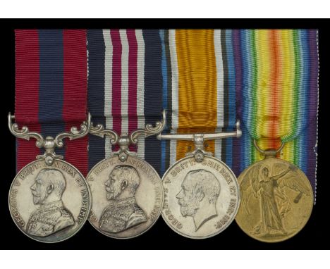 A fine Great War ‘Western Front’ D.C.M. and ‘Passchendaele’ M.M. group of four awarded to Acting Sergeant J. MacKay, 44th Bat