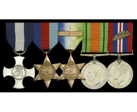 A Second War ‘D-Day’ D.S.C. group of five awarded to Acting Commander L. R. Curtis, Royal Naval Volunteer Reserve, who comman