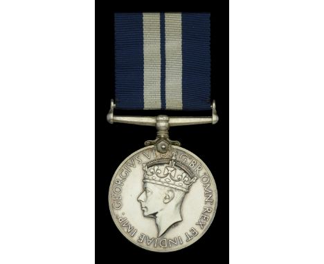 A fine Second World War D.S.M. awarded to Chief Electrical Artificer E. A. Head, Royal Navy, who was decorated for his gallan