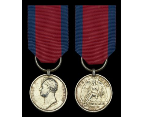 Waterloo 1815 (Serjeant George Kennedy, Royal Waggon Train.) fitted with original steel clip and ring suspension, light conta