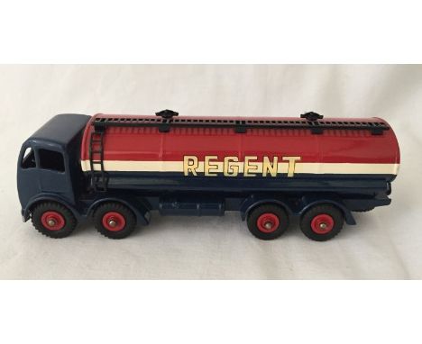 A Dinky Foden Regent tanker lorry #942. Excellent repaint in a non Dinky box. 