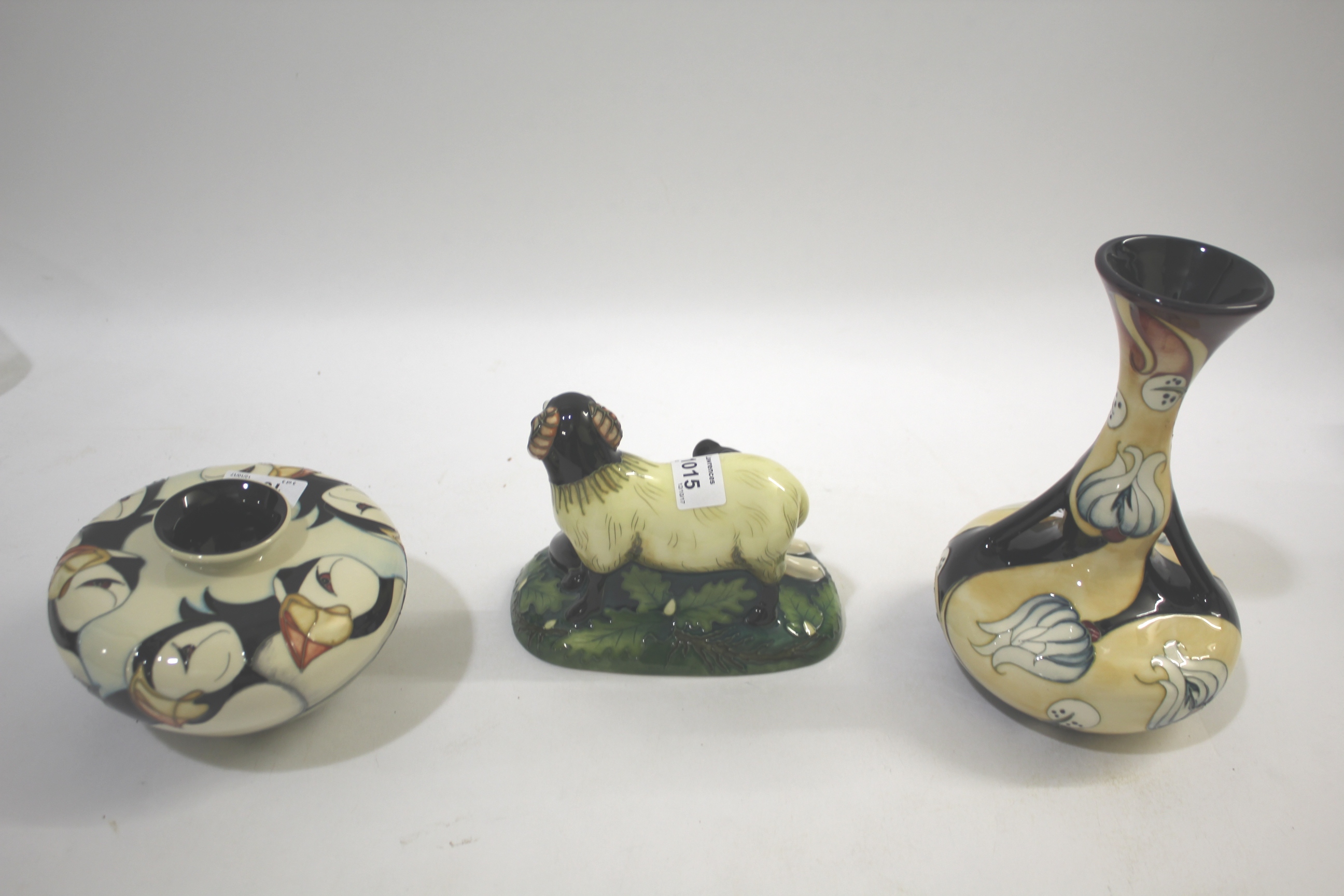 MOORCROFT GROUP SWALEDALE SHEEPDOG a modern Moorcroft group Swaledale