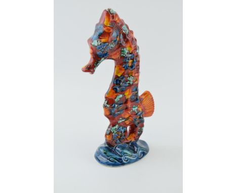 Anita Harris 'Seahorse' signed, handprinted. Height 29cm. Of first quality with no obvious signs of damage or restoration.