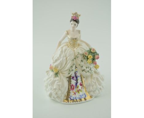 Coalport 'My Dearest Emma' No. 1227 in a limited of 2,500. Modelled by Jack Glynn. Height 25cm. In good condition free of dam