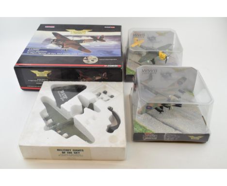 Corgi The Aviation Archive WW2 Die Cast Model Aircraft Blenheim Memphis Belle Fortress Stuka Lancaster Boxed (4) Excellent bo
