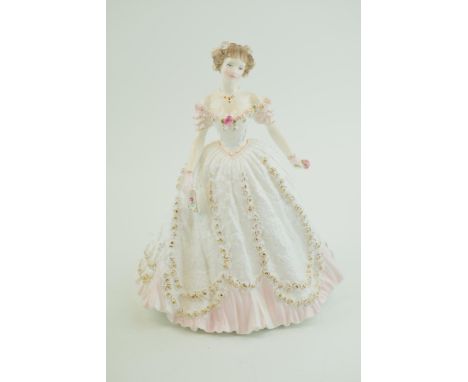 Royal Worcester Compton and Woodhouse limited edition figurine 'Sweetest Valentine. In good condition with no obvious damage 