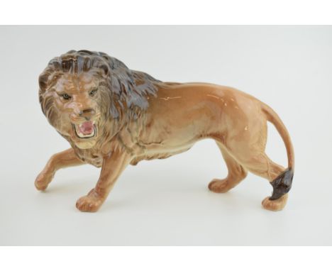 Beswick Male Lion. Height 17cm. Of first quality with no obvious signs of damage or restoration.