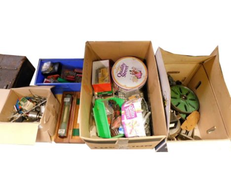 A quantity of tools, to include drill bits, jubilee clips, nails, screws, raw plugs, etc. (a quantity)