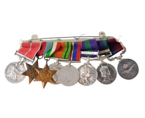 A group of World War II and later medals, named to 1188259 Acting Flight Sergeant Ronald A Golder RAF, comprising the British