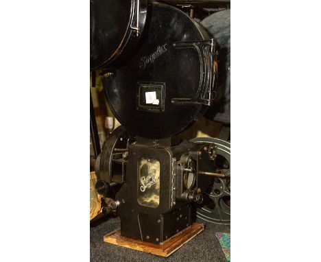 A Super Simplex 35mm movie projector mechanism with top boxPlease note: This Lot can only be viewed by appointment. For more 