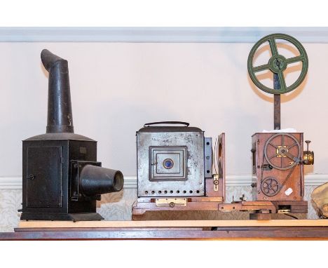 A Matagraph 35mm movie projector. One of the earliest British projectors. Made by Levi, Jones & Co., London, c.1898NOTE: The 