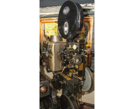 A Kalee 11 35mm movie projector, Kalee stand on Western Electric 206 sound head, BTH arc lamp. c.1930Please note: This Lot ca