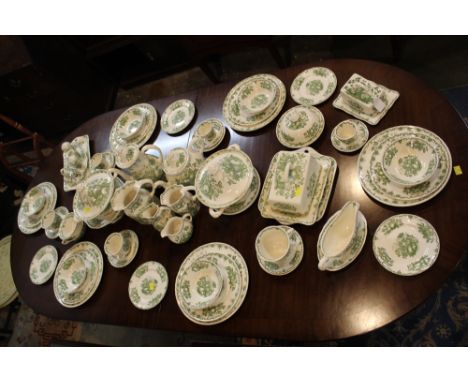 Large collection of Masons Fruit Basket pattern dinnerware, dinner plates, tea plates, bowls, cups and saucers, tureens, teap