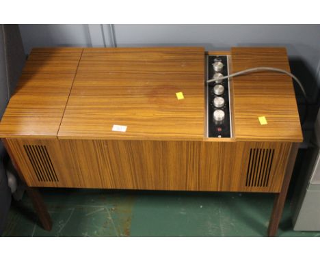 Marconi radiogram fitted with a Garrard 2025 TC record player