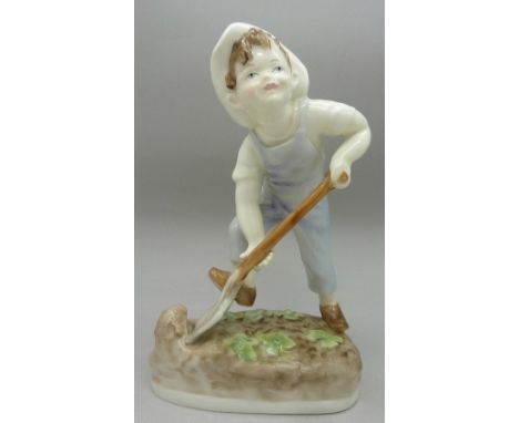 A Royal Worcester figure, Saturday's Child Works Hard for a Living